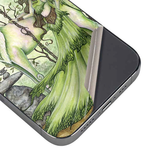 Amy Brown Guardian Fairy and Stag iPhone 14 Pro Skin